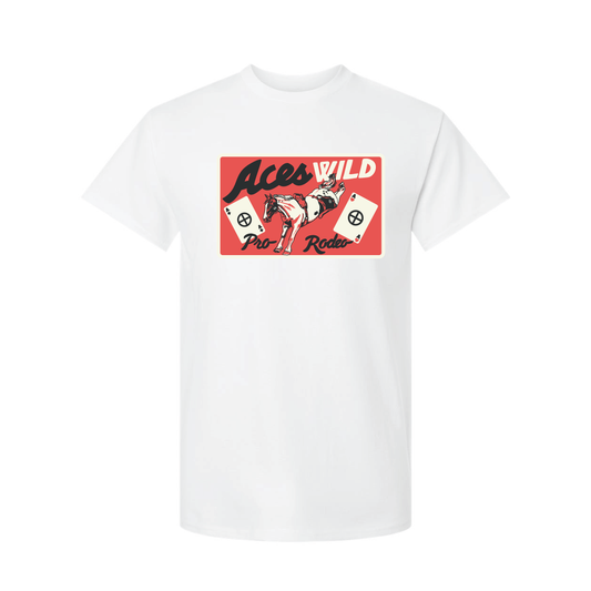 Aces Wild Rectangle Logo Tall T-Shirt