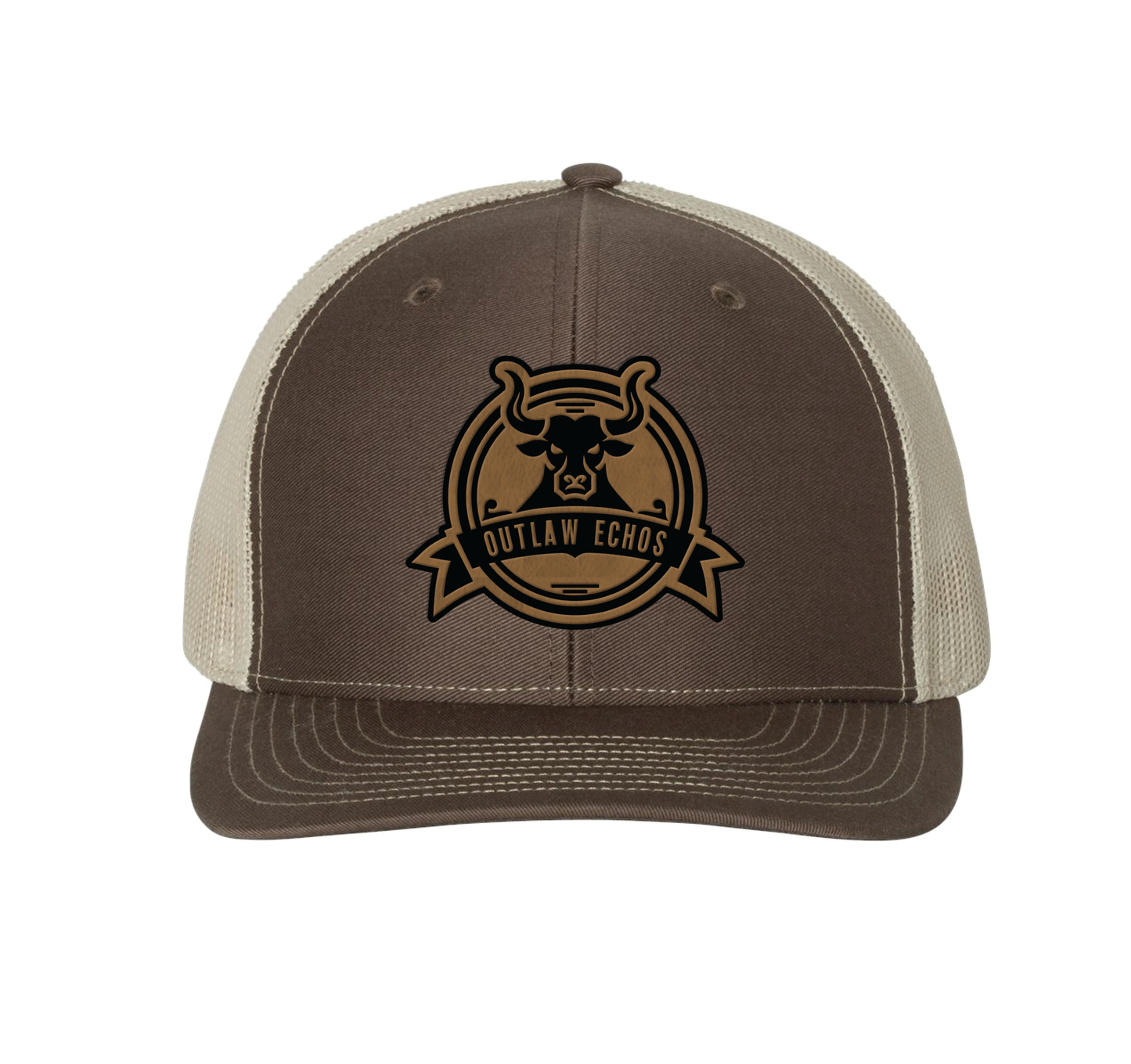 Outlaw Echos Leather Patch Hat