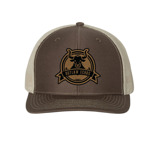 Outlaw Echos Leather Patch Hat