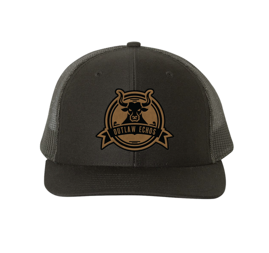 Outlaw Echos Leather Patch Hat