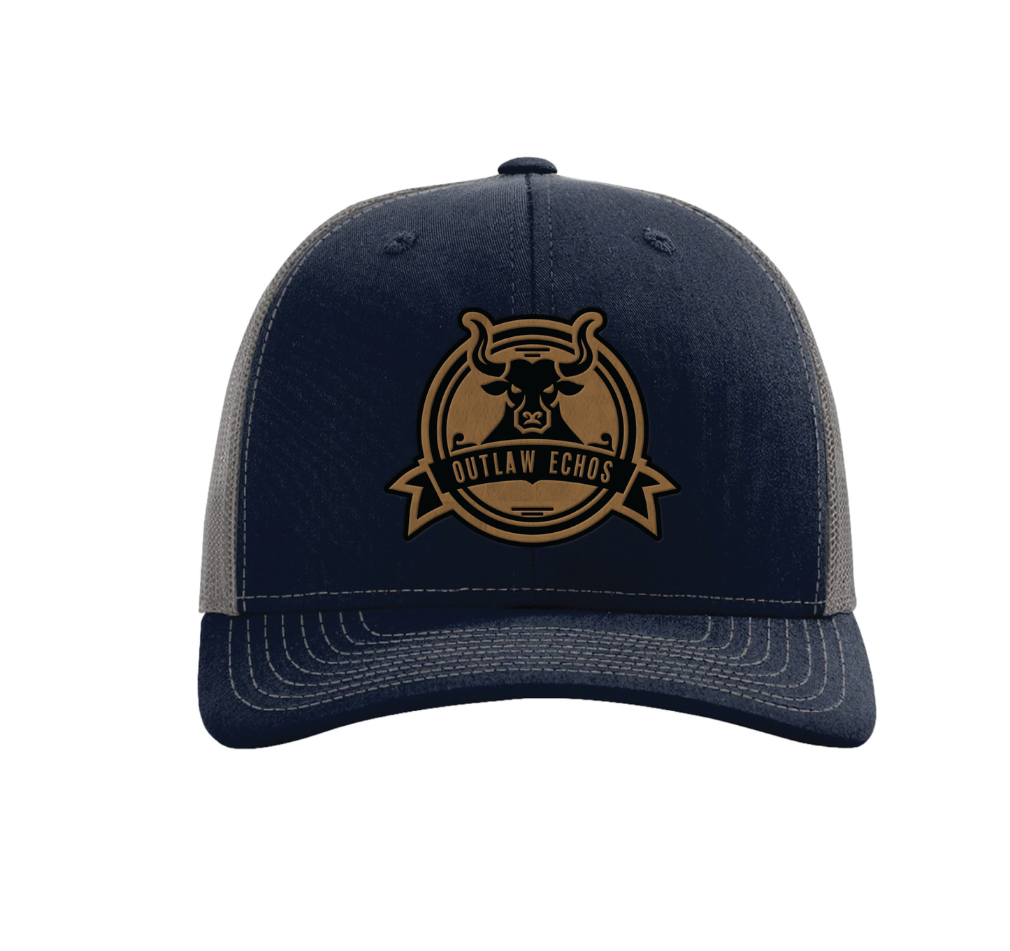 Outlaw Echos Leather Patch Hat