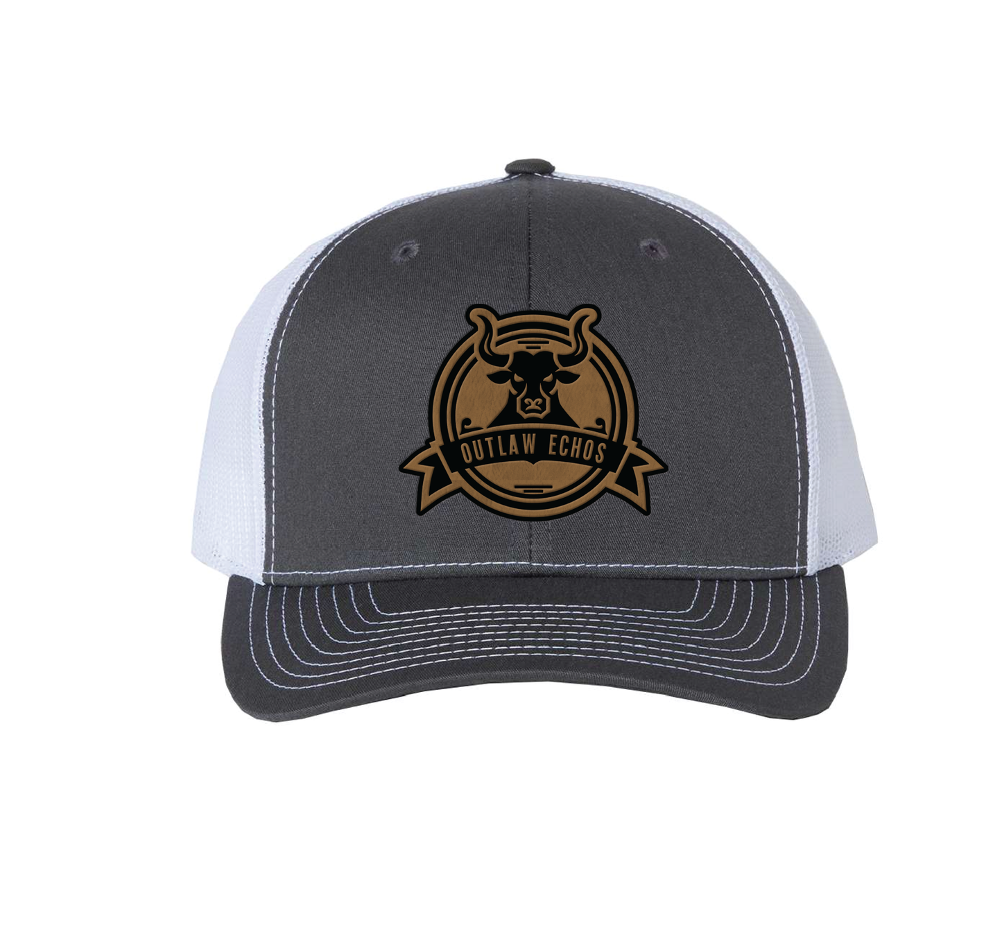 Outlaw Echos Leather Patch Hat