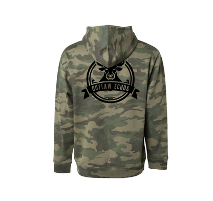 Outlaw Echos Back Logo Hoodie