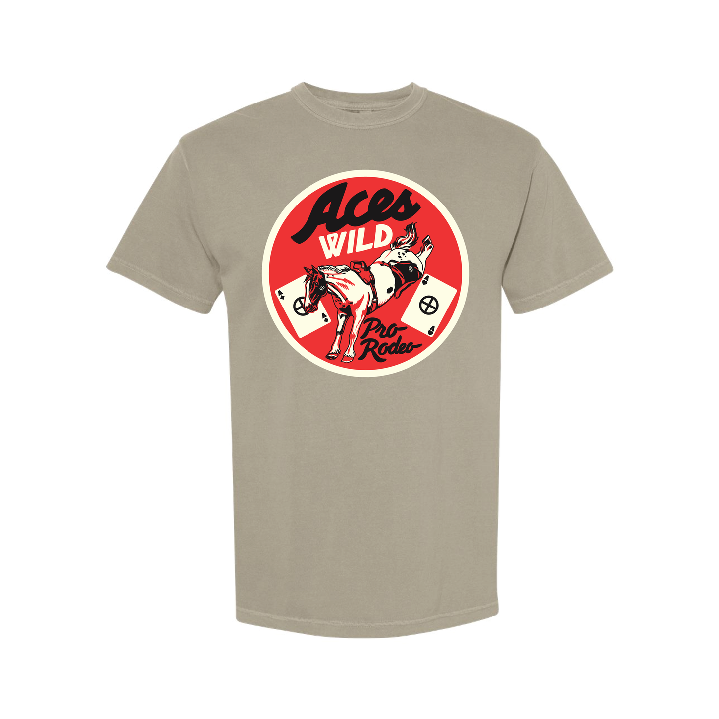 Aces Wild Circle Logo T-Shirt