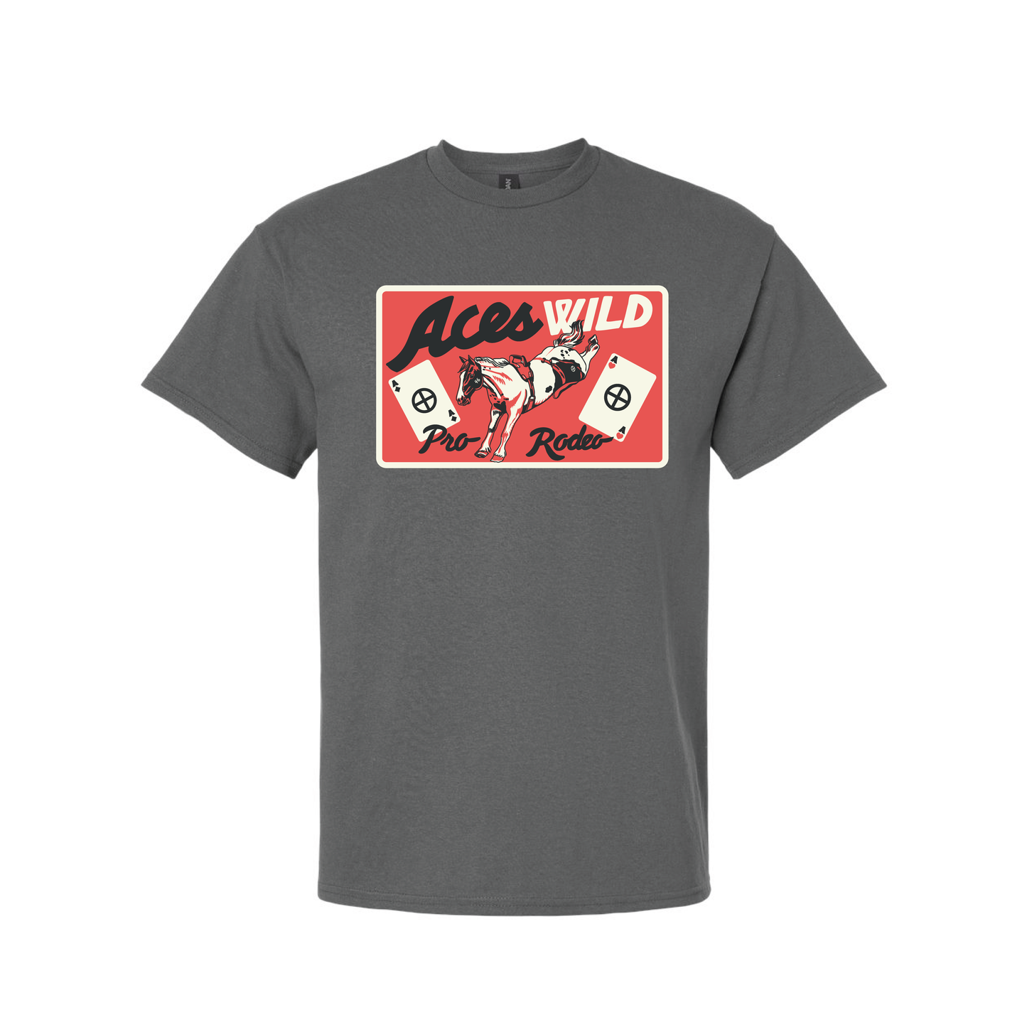 Aces Wild Rectangle Logo Tall T-Shirt