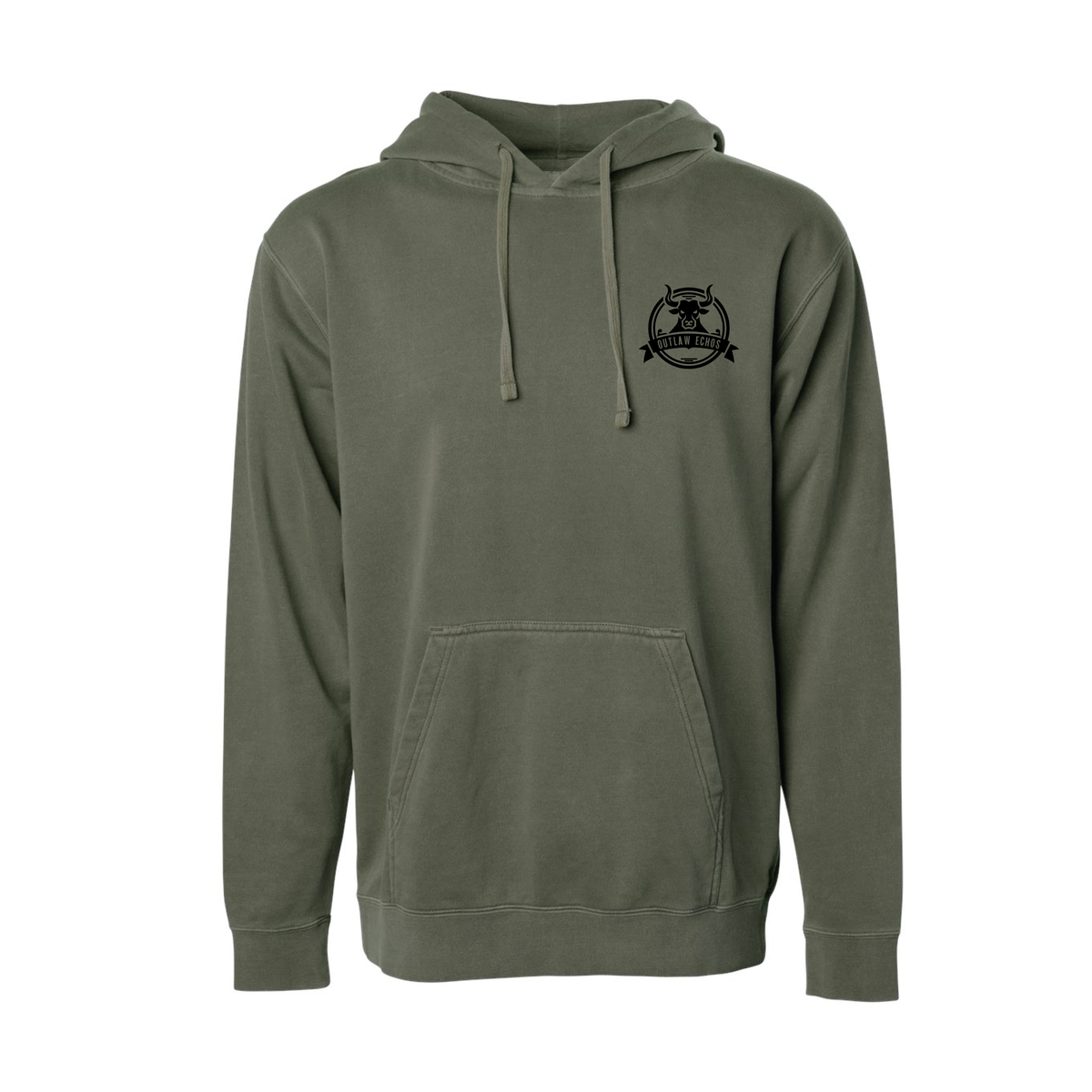 Outlaw Echos Back Logo Hoodie