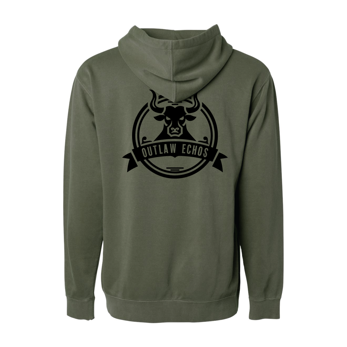 Outlaw Echos Back Logo Hoodie